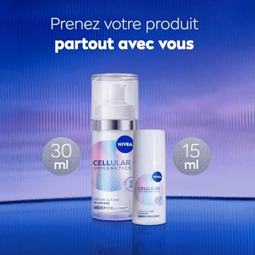 NIVEA - Sérum Visage Ultime Jeunesse Epigenetics - Technologie Age Clock - Epicelline & Acide Hyaluronique - Anti-Âge - Tous Types de Peaux - 30 ml - Image 7