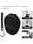 Sony WH1000XM6 XM5 Headphone Storage Case Shockproof Portable Audio Case PU Leather Pouch (Black) - Image 6