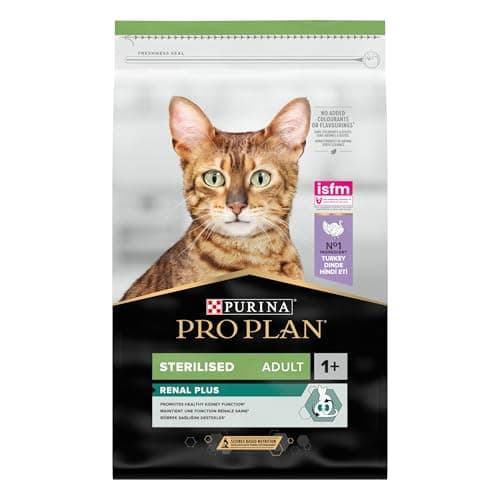 PURINA PRO PLAN | Renal Plus | Cat | Complete Dry Food for Sterilized Adult Cats | Helps Maintain Healthy Kidney Function and Urinary System | Turkey | Bag | 10 kg - Image 3
