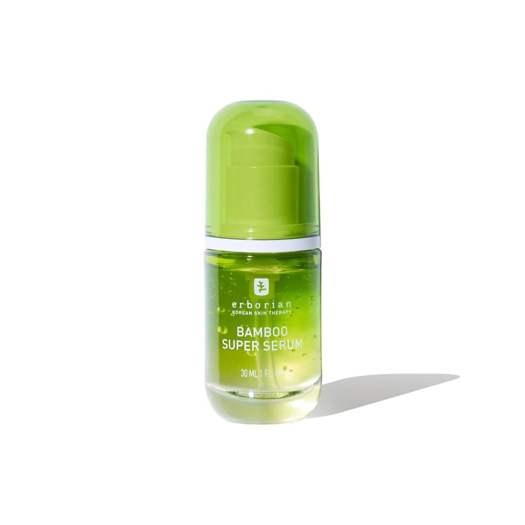 Erborian - Super Serum Bamboo/Ginseng/Red Pepper or Yuza - Face Care - Nourishes, Brightens, Plumps and Protects - Preserves Skin Hydration - Korean Cosmetics 30ml