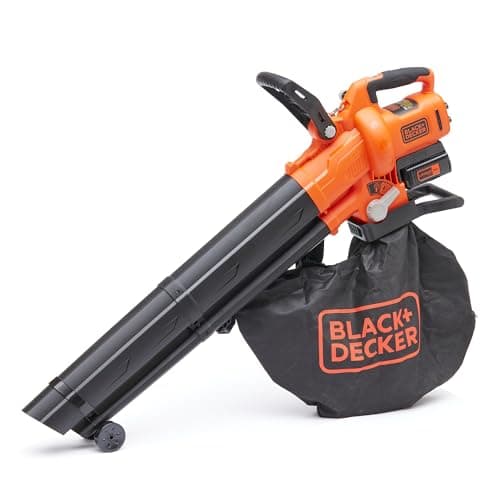 BLACK+DECKER - 36V Cordless Leaf Blower, Vacuum & Leaf Grinder, 45L Collection Bag, 2.5Ah Lithium Battery, BCBLV3625L1-QW - Image 2