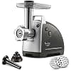 Moulinex Meat Mincer HV8 Electric Mincer 2200 W 2 Grinding Grinders Accessories for Kebbe and Sausages Silver ME686832 - Image 2