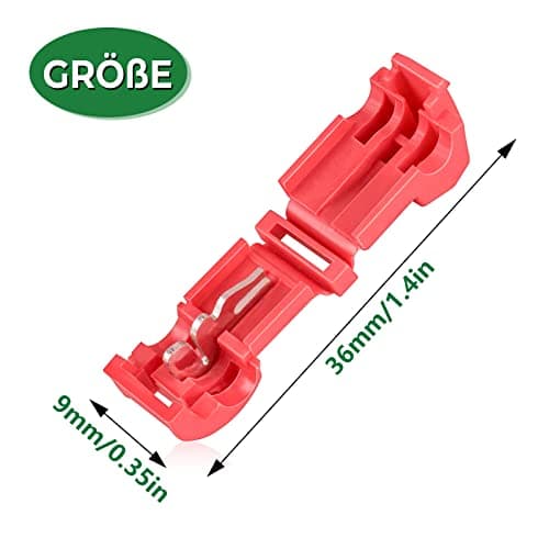 10 Pcs Lawn Mower Boundary Cable Connection Terminals Charging Station T Connector Quick Connector Power Thief for Lawnmower Robot Lawn Mower Husqvarna Automower, Worx - Image 8