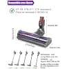 Brosse Compatible avec Aspirateur Dyson V7 V8 V10 V11 V15, Tete Aspirateur Dyson Motorhead pour Tapis et Sols Durs, Accessoires Dyson Pièces Détachées Rechange 967483-04 - Image 3