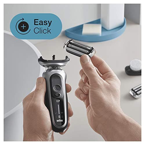 Braun Men's Series 7 73S Original Silver Electric Shaver Head Replacement Grille For Close Shaving, Refill For Effective Shaving Of Beard, Official Replacement Part - Image 5