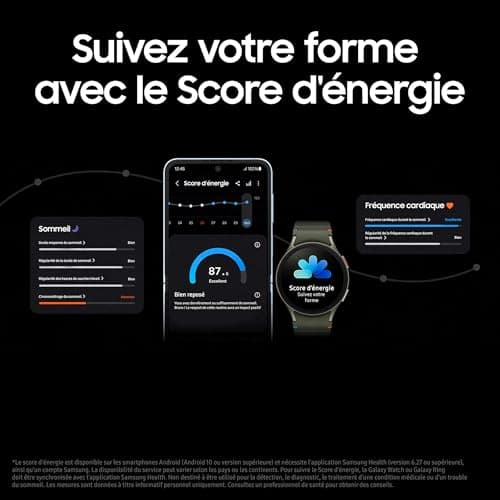 Samsung Galaxy Watch7, Health Tracker, Sports Tracker, 44mm, 4G, Green, Galaxy AI, Mains Charger Included (FR Version) [Amazon Exclusive] - Image 4
