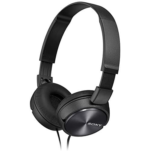 Sony MDR-ZX310B Foldable Headphones - Black & Amazon Basics Stereo Audio Extension Cable (3.5mm Male to Female) 7.6m - Image 3