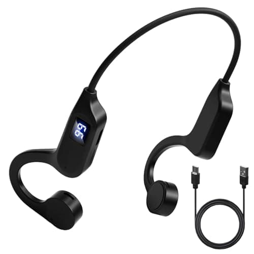 Headphones Bone Conduction Bluetooth Wireless V5.2 HiFi Stereo with HD Mic Open Ear Headphones MP3 Player Sports Headset IPX5 Waterproof for Jogging Running Cycling Cycling 8h Autonomy - Image 2