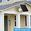 Ring 10W Solar Panel Video Doorbell for Google Nest Waterproof IP66 Weatherproof Outdoor with Bracket Charging Cable Outdoor Camera Charger - Image 4