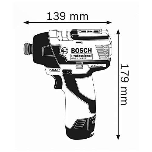 Bosch Professional 12V GDR 12V-110 Cordless Impact Driver System (without battery or charger) - Image 4