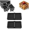 Airfryer Accessories for Ninja AF400EU, AF451EU, SL400EU, AF500DE Double Insert for Hot Air Fryer, Silicone Belgian Air Fryer Accessory - Image 2