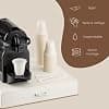 Baroni Home Coffee Capsule Holder, Universal Pod Holder Organizer for Nespresso and Dolce Gusto, Capacity of 30 Capsules, Compact Durable Plastic, 1 Drawer, 34 x 6 x 34 cm, White - Image 6