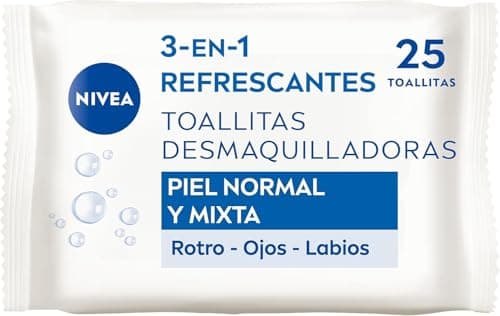 NIVEA Refreshing Makeup Remover Wipes (1 x 40 pcs), Makeup Remover Wipes for Normal and Combination Skin, Wet Wipes for Face, Eyes, Lips and Neck - Image 3