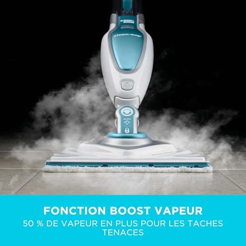 BLACK+DECKER Balai Vapeur 1600W avec AutoSelect et Tête Delta, ‎FSM1630-QS - Image 5