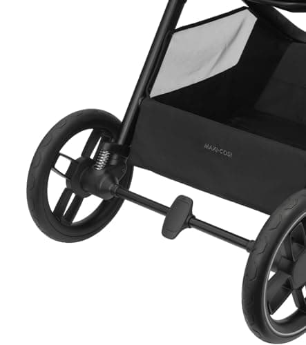Maxi-Cosi Oxford, Stroller, 0-4 years, 0-22 kg, Compact Folding, Soft Suspension, Spacious Seat, 3 Recline Positions, 10 kg Storage Basket, Twillic Black - Image 5