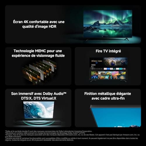 Xiaomi TV F 43, 109 cm (43"), 4K UHD, Smart TV, Fire TV, Alexa Voice Control, HDR10, MEMC, 2GB+32GB, Compatible with AirPlay - Image 4