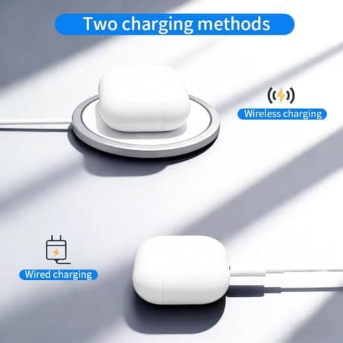 Yiko Wireless Charging Case Replacement Compatible with AirPods Pro 3 (2025), Wireless Charging Case with Bluetooth Sync and Pairing Button (Headphone Not Included) - Image 7