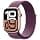 Apple Watch Series 10 [GPS, 42mm] - Rose Gold Aluminum Case with Plum Sport Loop Strap, One Size (Refurbished) - Image 2