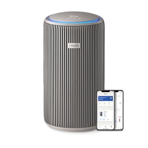 PHILIPS PureProtect Smart Air Purifier Series 3200 - HEPA Filter and Activated Carbon Filter, CADR 500 m³/h for 130 m² Space, Ultra-Quiet and Energy Efficient (AC3210/12) - Image 3