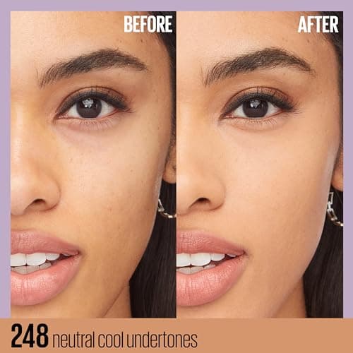 Maybelline New York - Fond de Teint Liquide Longue Tenue - Ultra-Résistant - Fini Mat Lumineux - Enrichi en Acides Aminés - Tous les Types de Peau - Superstay 30H Lumi-Matte - Teinte : 248 - 35ml - Image 4