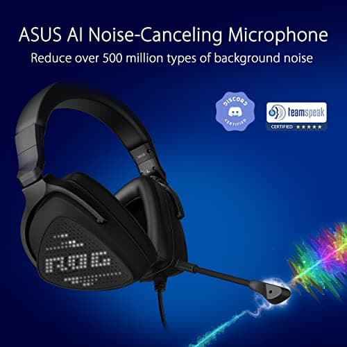 ASUS ROG Delta S Animate Lightweight USB-C Gaming Headset with AI Noise-canceling mic, MQA Rendering Technology, Hi-Res ESS 9281 Quad DAC, RGB Lighting, Compatible with PC, Switch and PS5 - Image 5