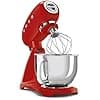 Smeg, SMF03RDEU Pastry Processor, 10 Speed Levels, Step-On Function, Bowl 4.8 L, Safety Motor Lock, 3 Beaters, Hook and Lid Supplied, 800 W, Red - Image 5