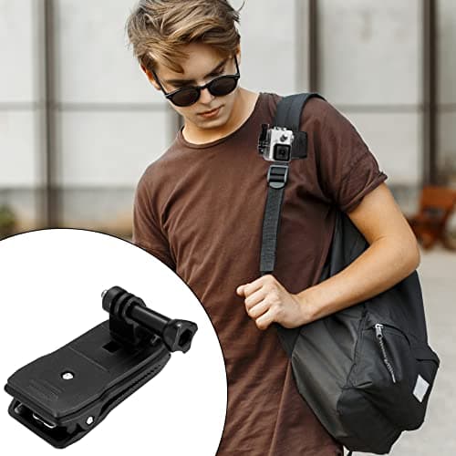 Compatibile Con GoPro 9-in-1 Accessories Kit, Chest Harness, Attachment Harness Headband, Wrist Clip Clip Backpack, Compatible with GoPro Hero 9 8 7 6 5, SJCAM, Insta360 - Image 8