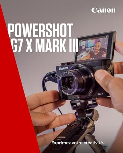 Canon PowerShot G7 X Mark III (Noir) - Appareil Photo numérique avec capteur 1 Pouce et vidéo 4K - Idéal pour Le vlog - Wi-FI et Bluetooth - Adopté par Les Créateurs Nomades - Image 3