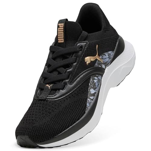 PUMA Softride Mayve Bloom WNS Women's Road Running Shoes, PUMA Black, Rose Gold, 40.5 EU - Image 7