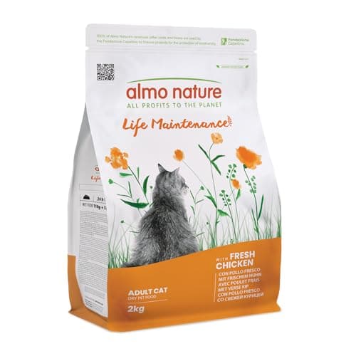Almo Nature Life Maintenance - Dry Food for Adult Cats with Fresh Chicken as the First Ingredient - Bag of 2 kg - Image 3
