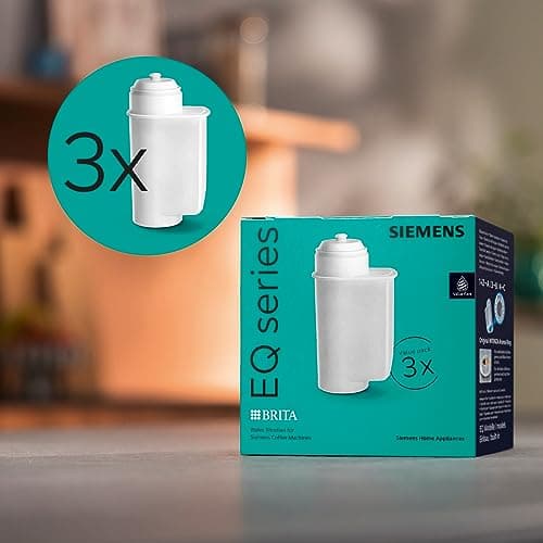 Siemens BRITA Intenza TZ70033A Water Filter, 3 Pack - Reduces Water Limescale Content, Compatible with EQ Series Coffee Machines and Built-In Coffee Machines - Image 3