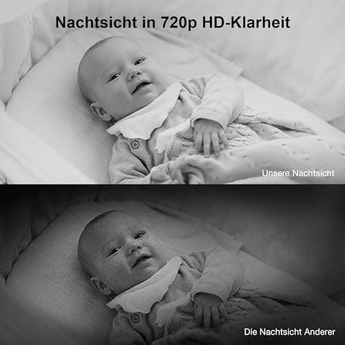 Vtech VM818 HD Baby Monitor - Video Baby Monitor with Wide Angle Camera - HD Video, Clear Sound, 5" LCD Color Screen and Night Vision Function - Intercom, Lullabies and Sounds - Image 7