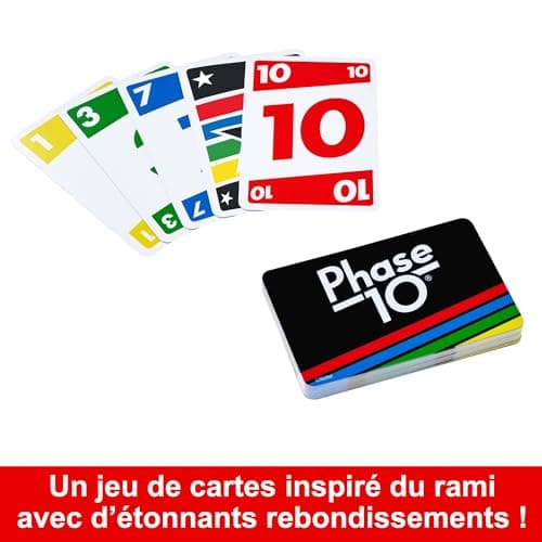 Mattel Games - Phase 10 Rummy Style Card Game, Board Game from 2 to 6 Players from 7 Years, Board Game, FFY05 - Image 5