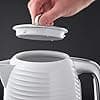 Russell Hobbs 24360-70 Inspire Electric Kettle [Design & Performance] White (1.7L, 2400W, Fast Boiling, Perfect Flow, Visible Water Level, Anti-Limescale Filter & Removable Cover) - Image 5