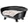 Ferplast Panier Chien, Panier Chat avec Coussin en Coton, Lit sureleve chien, Lit pour Chien en Plastique Recyclé, Corbeille Chien, Lit Chat, Respirant Antidérapant, THRONE 61,5 x 45 x h 26 cm, Noir - Image 6