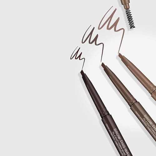 Rimmel Brow this Way Fill & Sculpt Eyebrow Brush Soft Black 04 - Image 6