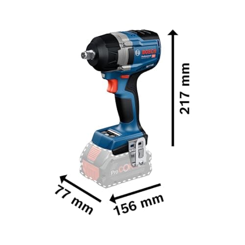 Bosch Professional 18V System Wireless Nutrunner GDS 18V-750 C (without battery/charger) - Image 6