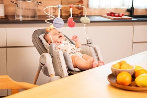Chicco - Chicco Polly Armonia Highchair Play Bar, Highchair Accessory, Develops Baby Coordination, 0.01m Plus, with Detachable Plush Toys and Teething Ring - Image 4