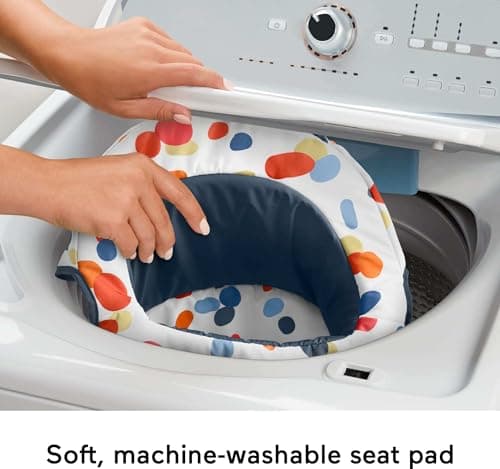 Fisher-Price Portable Baby Chair, Floor Seat with Teether and Snap BPA Free Baby Chair, Newborn Development Toy - Image 5