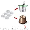 RECAPS Aluminum Espresso Lid Compatible with Reusable Nespresso Foil Capsules | Easy to Fill Your Own Capsules with Our Sticker Lids 120/Pack (Silver) - Image 3