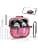 TPU Case for Samsung Galaxy Buds 3/3 Pro Flexible TPU (Shock, Abrasion, Anti-Scratch) + Keychain + Cleaning Stylus Pen Compact for Daily Use (Pink) - Image 2