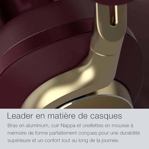 Bowers & Wilkins Px8 Wireless Supra-Ear, Noise Cancelling, Bluetooth 5.0, Fast Charging, 30 Hours High Resolution Playtime, Built-in Microphone - Bordeaux Royal - Image 6