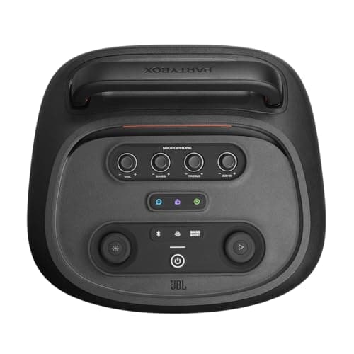 JBL Partybox 520, Wireless Bluetooth Party Speaker, 15 Hour Battery Life, Portable Design, Dynamic Light Show, IPX4, Multi-Speaker Connection, AI Sound Boost, Microphone Input, Black - Image 8