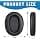 Adhiper WH-CH720N Earpads Replacement Ear Pads for Sony WH-CH710N / WH-CH720N / WH-CH700N Headphones - Soft Protein Leather & Memory Foam Earpads - Black - Image 3