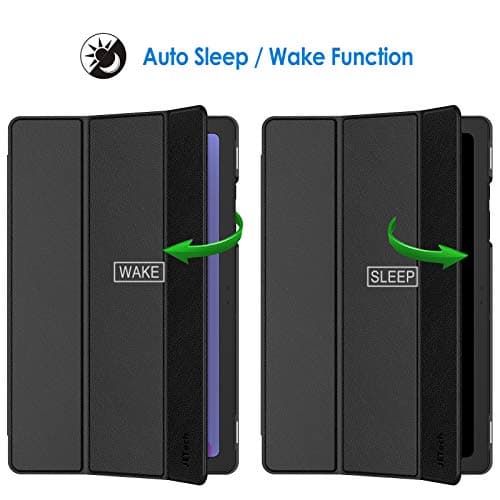 JETech Case for Samsung Galaxy Tab A7 10.4 Inch 2020 (SM-T500/T505/T507), Slim Stand Hard Back Cover Case (Black) - Image 5