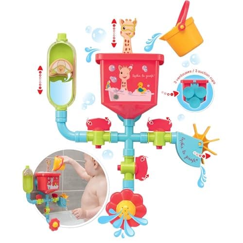 Sophie la Girafe - Tuyaux Folies Sophie La Girafe Toy - Early learning toy - Develops your child's dexterity - Bath toy - from 10 months - Image 5