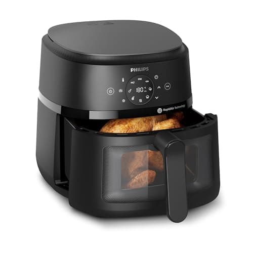 Philips Air Fryer Series 2000-6.2L, 13 Ways to Cook, RapidAir Technology, Up to 90% Less Fat, Cooking Window, 6.2L Tank, Touch Screen, Black (NA230/00) - Image 2