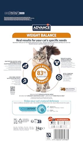 Advance Veterinary Diets Weight Balance - Dry Food for Cats with Overweight Problems - 3 kg - Image 5