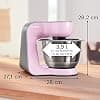 Bosch Appliances MUM58K20 CreationLine 1000 W Food Processor, 7 Speeds + Turbo, 39 Litre, Stainless Steel Mixing Bowl, Silver Pink - Image 3
