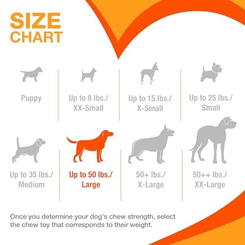 Nylabone Dura Heavy Duty Chew Toy, Bacon Aroma Chew Toy for Extreme Chewing Dogs, Large, Fits Large Dogs up to 23 Kilograms - Image 6